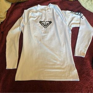Roxy White Rashguard XL